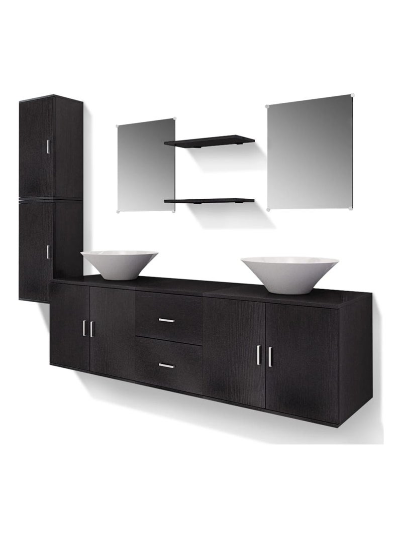 Ensemble de meubles de salle de bain Noir - Kiabi