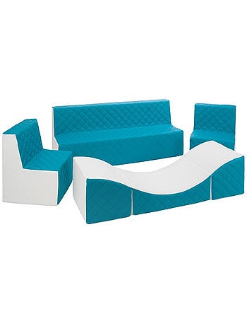 Ensemble de meubles en mousse : 2 chaise canapé et fauteuil
