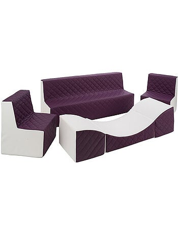 Ensemble de meubles en mousse : 2 chaise canapé et fauteuil