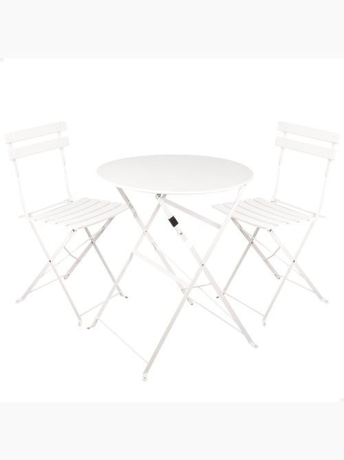 Ensemble de mobilier de terrasse pliable 60 x 70 cm - Kiabi