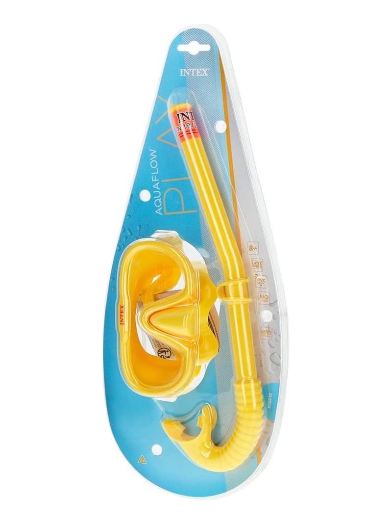 Ensemble de natation Adventure Snorkel Jaune - Kiabi