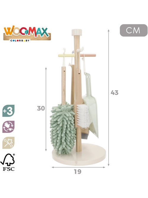 Ensemble de nettoyage du bois 5 pièces WOOMAX - Kiabi