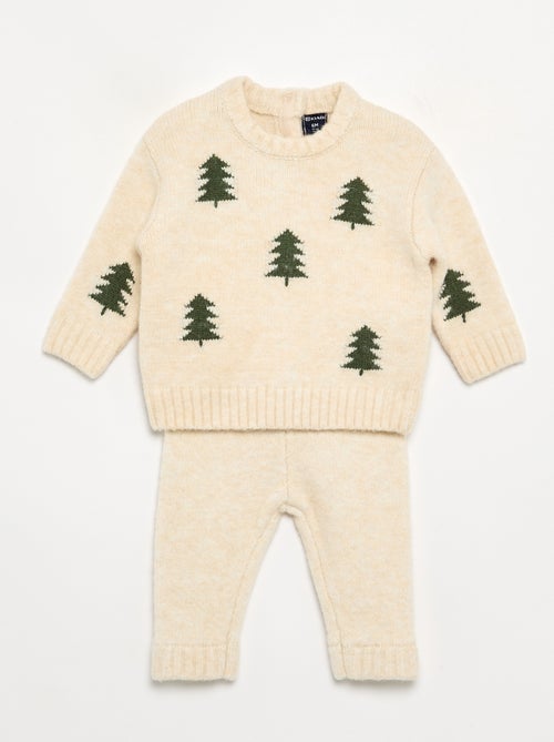 Ensemble de Noël 2 pièces - Pull + legging - Kiabi