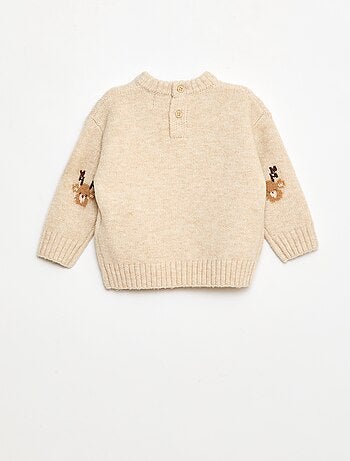 Ensemble de Noël Pull + legging en tricot animé