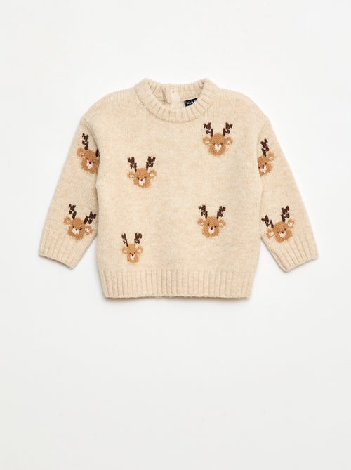 Ensemble de Noël Pull + legging en tricot animé - Kiabi