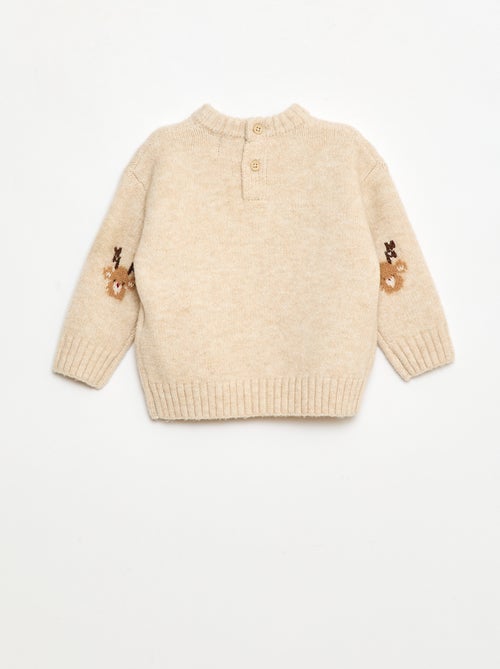 Ensemble de Noël Pull + legging en tricot animé - Kiabi