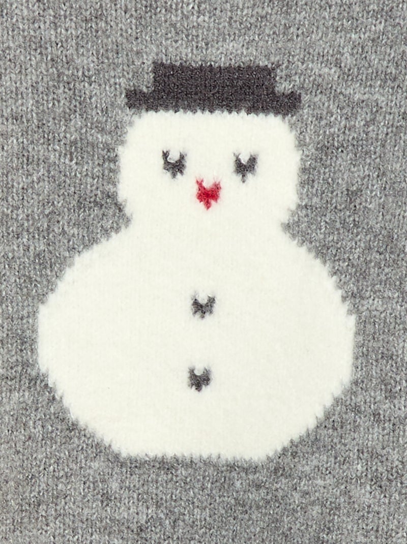 Ensemble de Noël Pull + legging en tricot animé Gris - Kiabi