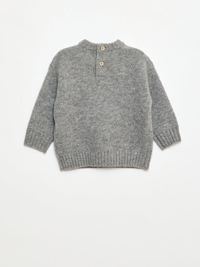 Ensemble de Noël Pull + legging en tricot animé Gris - Kiabi