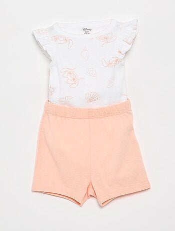 Ensemble de nuit 'Disney' - body avec volant + short