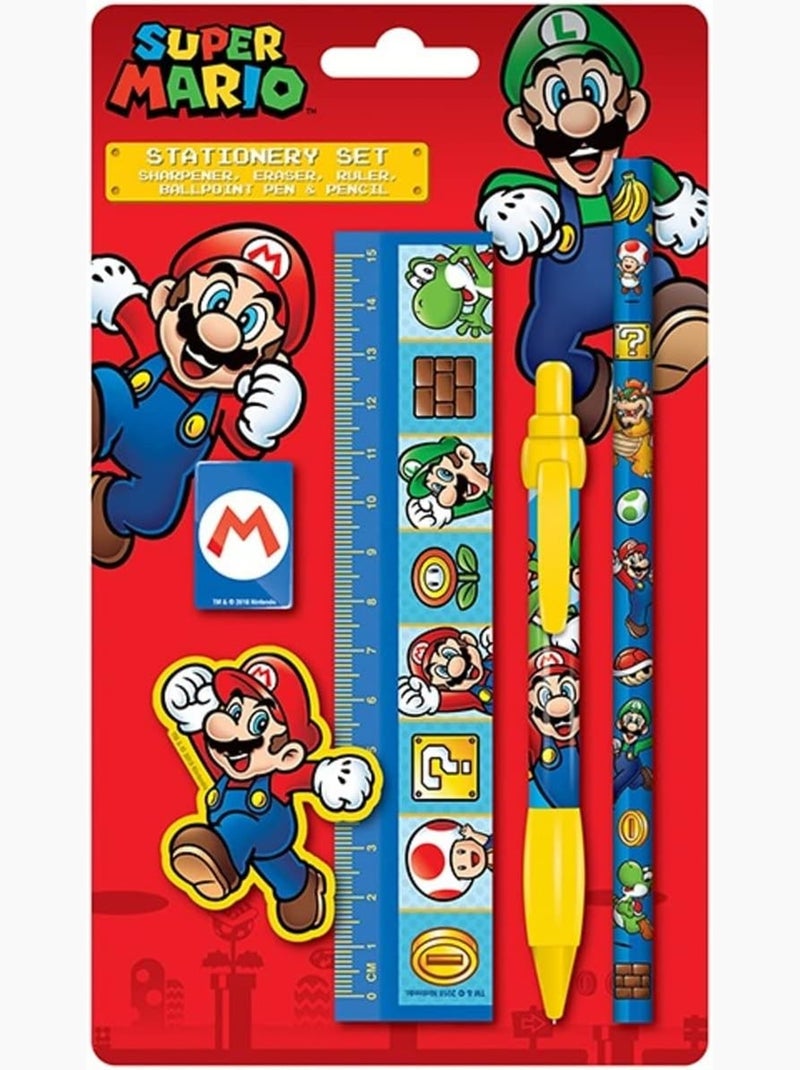Ensemble de papeterie – super mario Multicolore - Kiabi