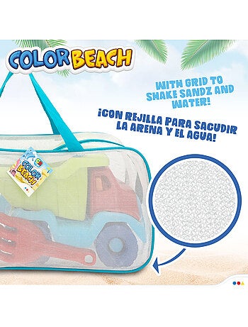 Ensemble de plage camion de plage avec accessoires color beach