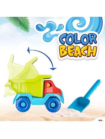 Ensemble de plage camion de plage avec accessoires color beach