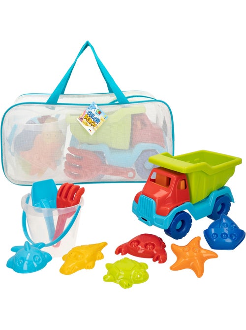 Ensemble de plage camion de plage avec accessoires color beach - Kiabi