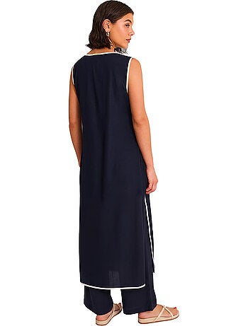 Ensemble de plage pantalon gilet long ouvert NAUTILUS