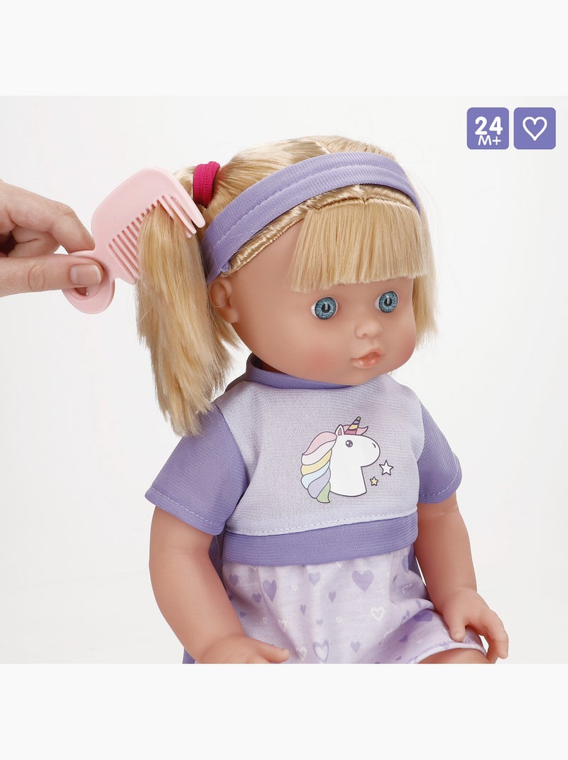 Ensemble de poupée fille de 41 cm et bébé de 32 cm avec accessoires colorbaby's N/A - Kiabi