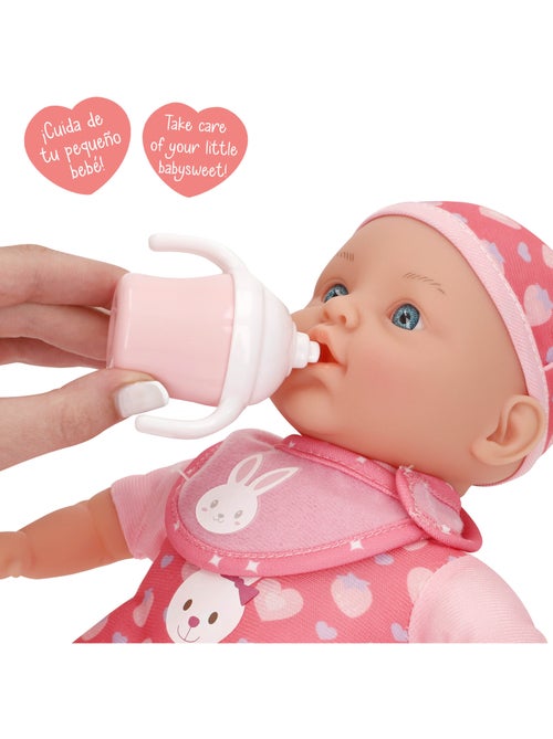 Ensemble de poupée fille de 41 cm et bébé de 32 cm avec accessoires colorbaby's - Kiabi