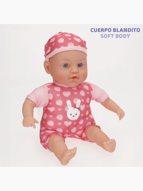 Ensemble de poupée fille de 41 cm et bébé de 32 cm avec accessoires colorbaby's - Kiabi