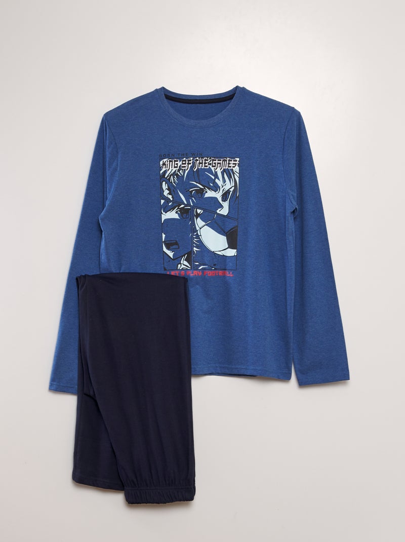 Ensemble de pyjama - 2 pièces Bleu - Kiabi
