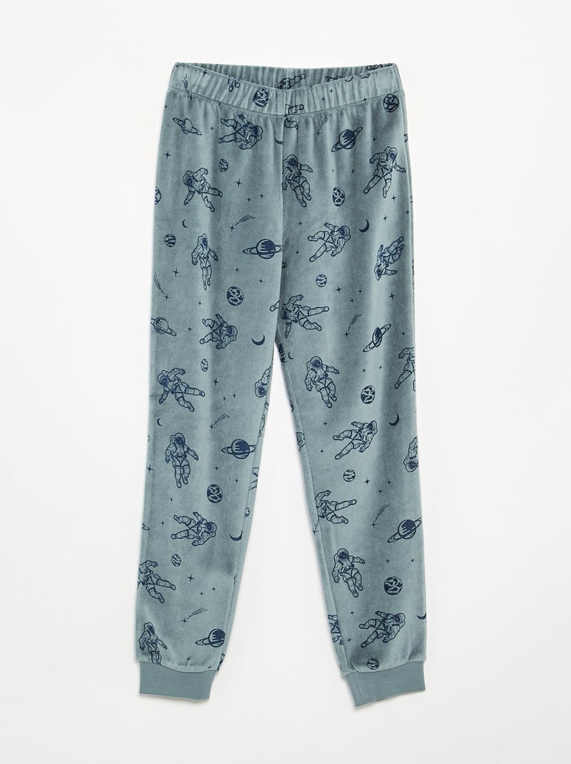 Ensemble de pyjama 2 pièces - Sweat + pantalon Bleu - Kiabi