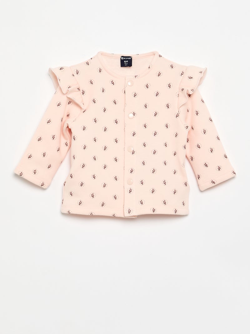 Ensemble de pyjama 2 pièces avec pieds - 2 pièces Rose - Kiabi