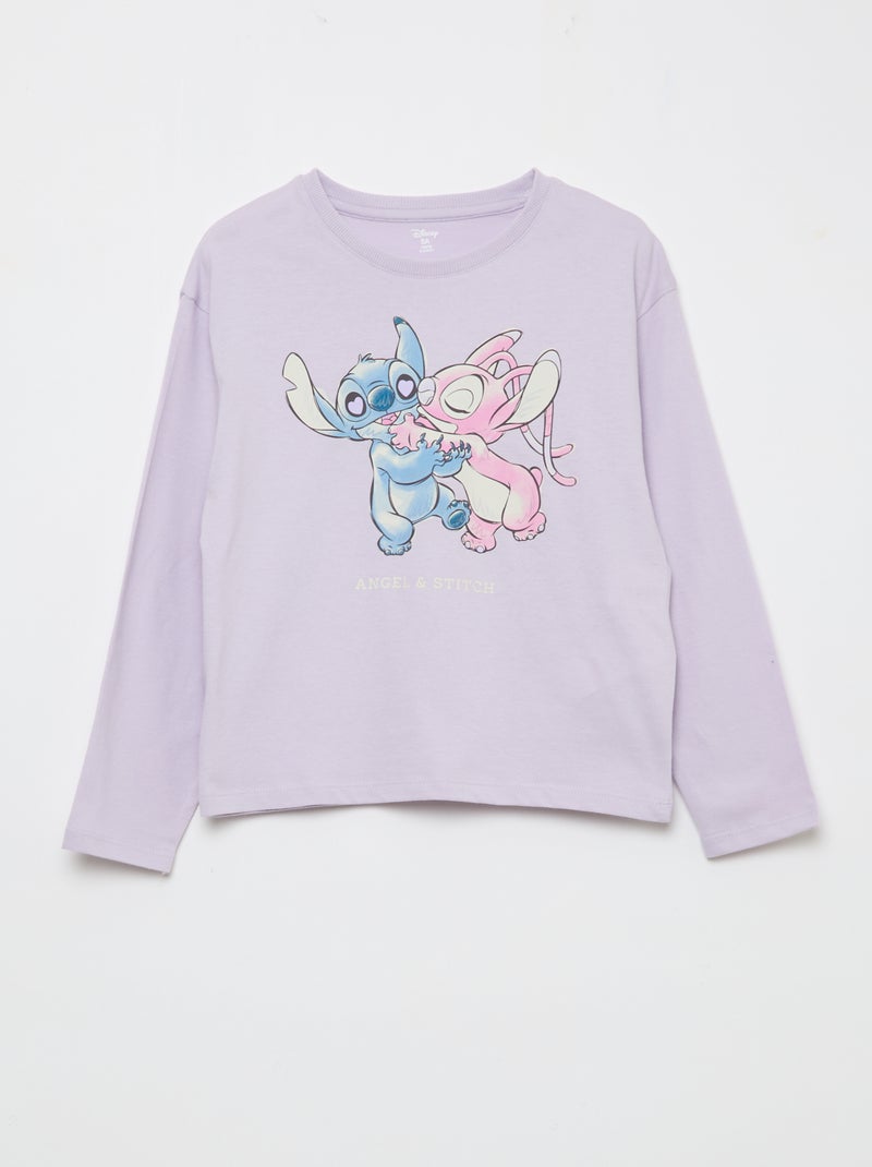 Ensemble de pyjama 2 pièces 'Stitch' - 2 pièces Violet - Kiabi