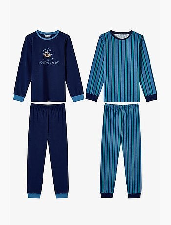 Ensemble de pyjama à manches longues rockstar capy pour garçon penti