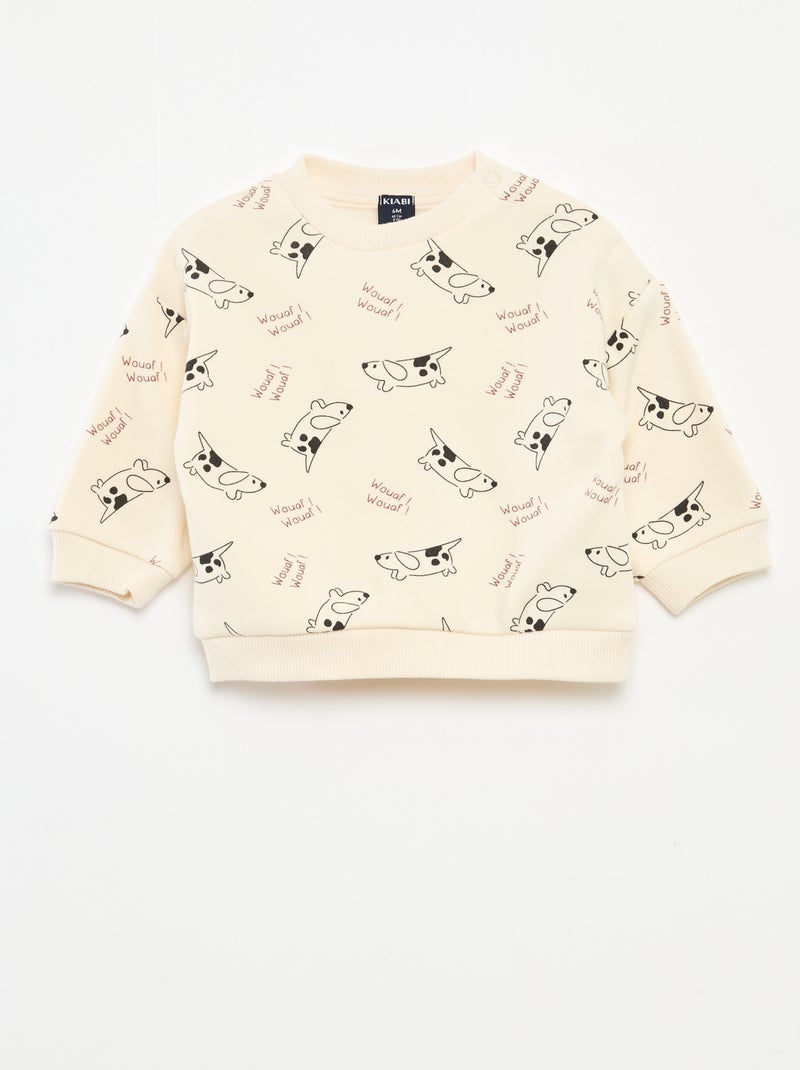 Ensemble de pyjama all-over Blanc - Kiabi