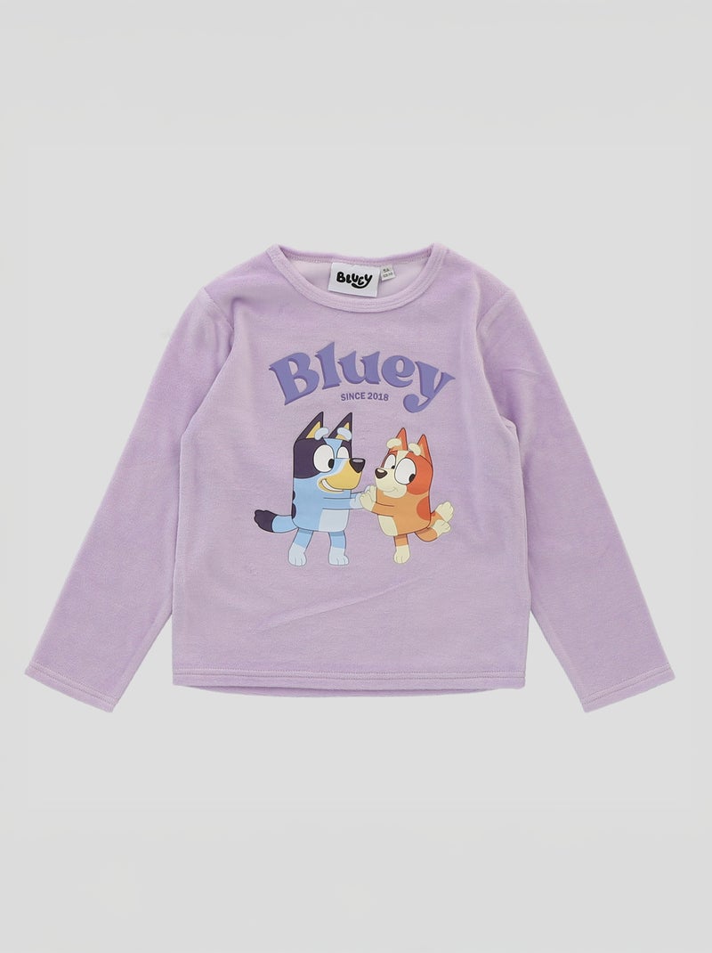 Ensemble de pyjama 'Bluey' en coton Violet - Kiabi