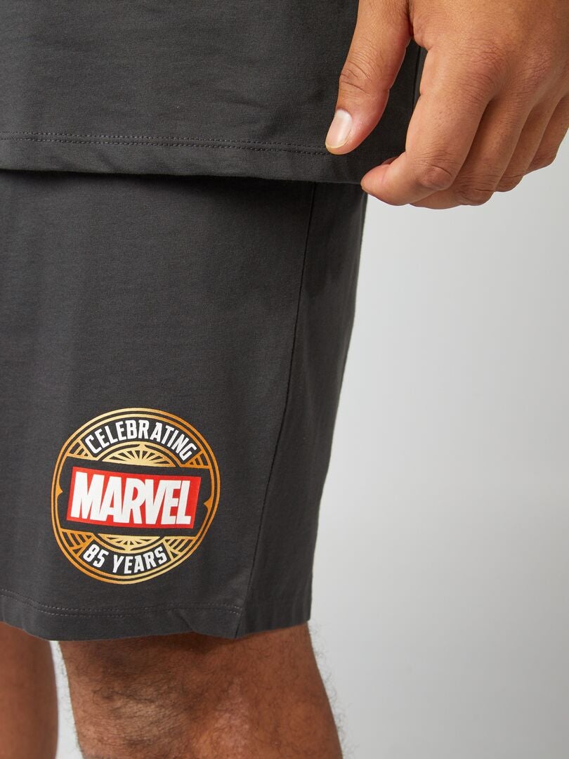 Pyjama Avengers Captain America Homme - Ensemble Cotton Marvel Officiel