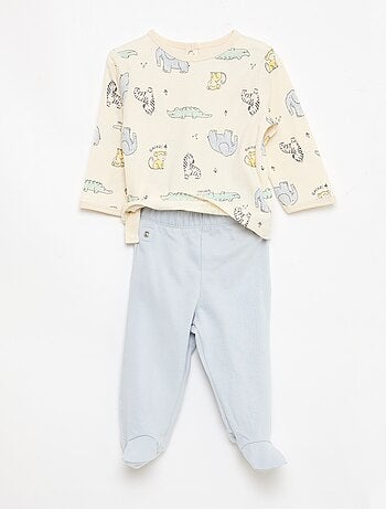 Ensemble de pyjama chill en jersey coton