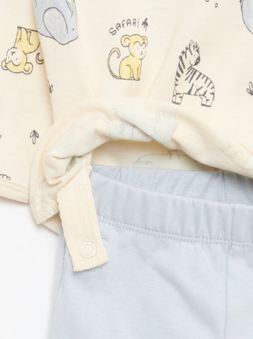 Ensemble de pyjama chill en jersey coton - Kiabi Ensemble de pyjama chill en jersey coton - Kiabi