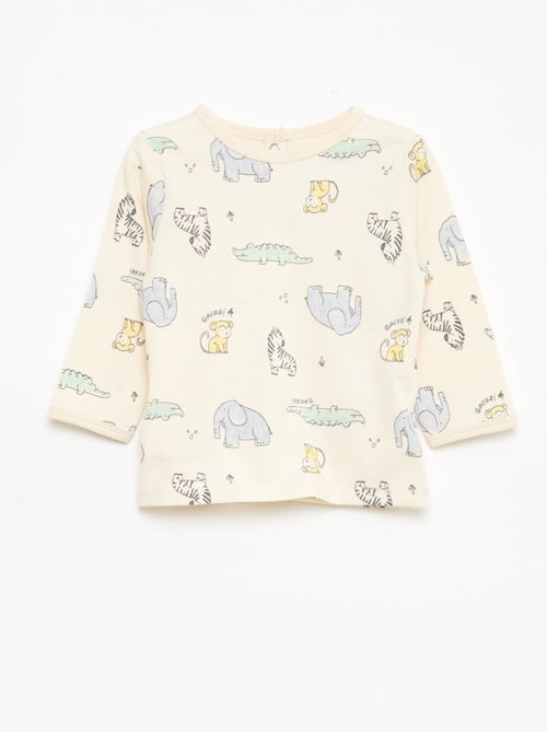 Ensemble de pyjama chill en jersey coton - Kiabi Ensemble de pyjama chill en jersey coton - Kiabi