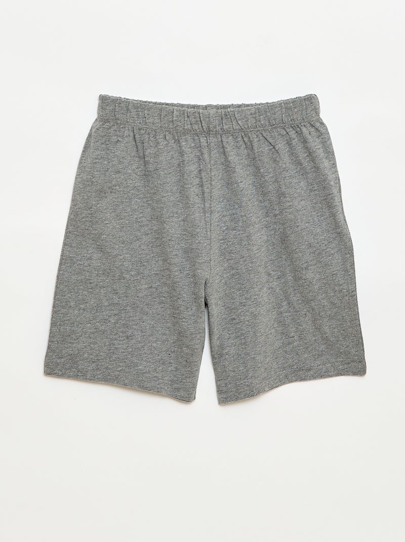 Ensemble de pyjama court 2 pièces  T-shirt + short Orange - Kiabi