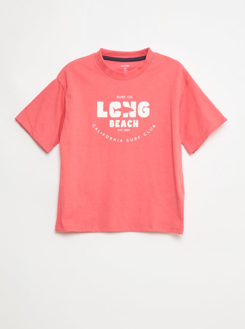Ensemble de pyjama court 2 pièces  T-shirt + short - Kiabi