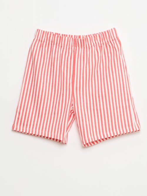 Ensemble de pyjama court 2 pièces  T-shirt + short - Kiabi