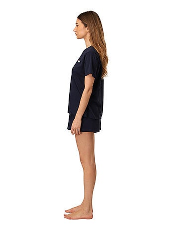 Ensemble de pyjama court femme Navy Fila
