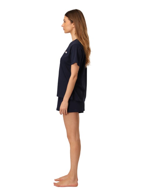 Ensemble de pyjama court femme Navy Fila - Kiabi
