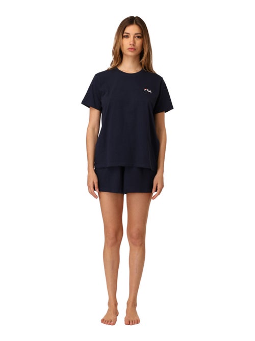 Ensemble de pyjama court femme Navy Fila - Kiabi