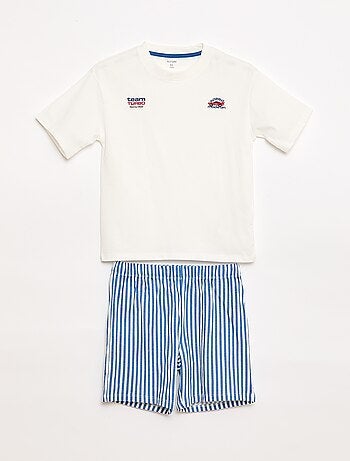 Ensemble de pyjama court t-shirt + short - 2 pièces