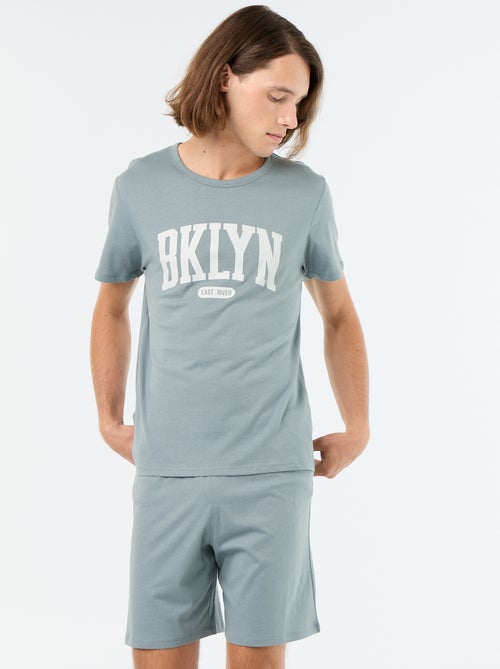 Ensemble de pyjama court t-shirt + short - 2 pièces - Kiabi