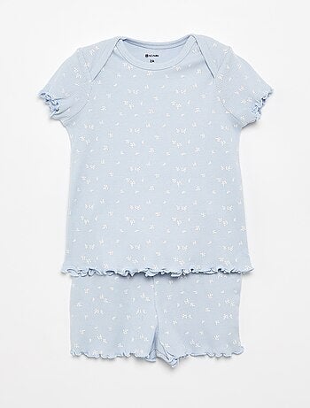 Ensemble de pyjama court t-shirt + short - 2 pièces