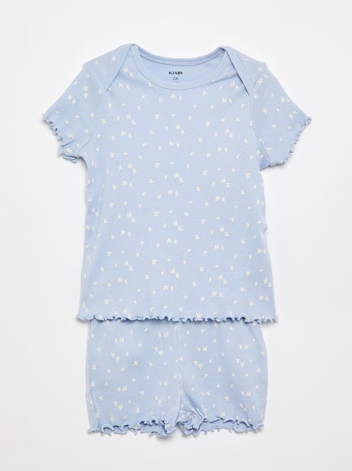 Ensemble de pyjama court t-shirt + short - 2 pièces - Kiabi