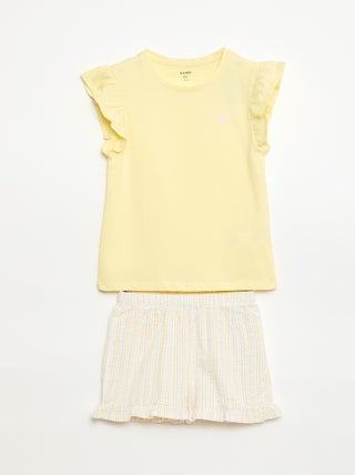 Ensemble de pyjama court t-shirt + short - 2 pièces