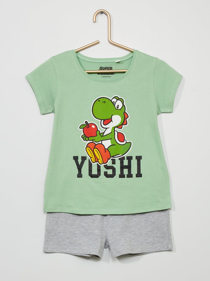 Ensemble de pyjama court 'Yoshi' 'Nintendo' BEIGE - Kiabi