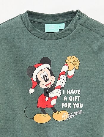 Ensemble de pyjama de Noël 'Disney' 'Mickey' en coton