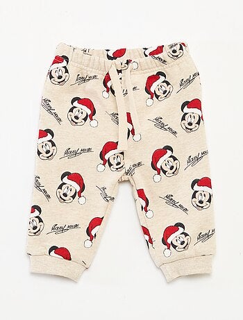 Ensemble de pyjama de Noël 'Disney' 'Mickey' en coton