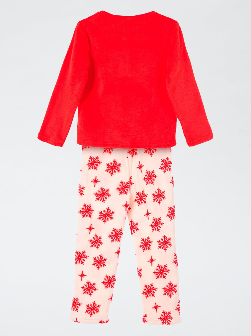 Ensemble de pyjama de Noël 'Stitch' 'Disney' Rouge - Kiabi