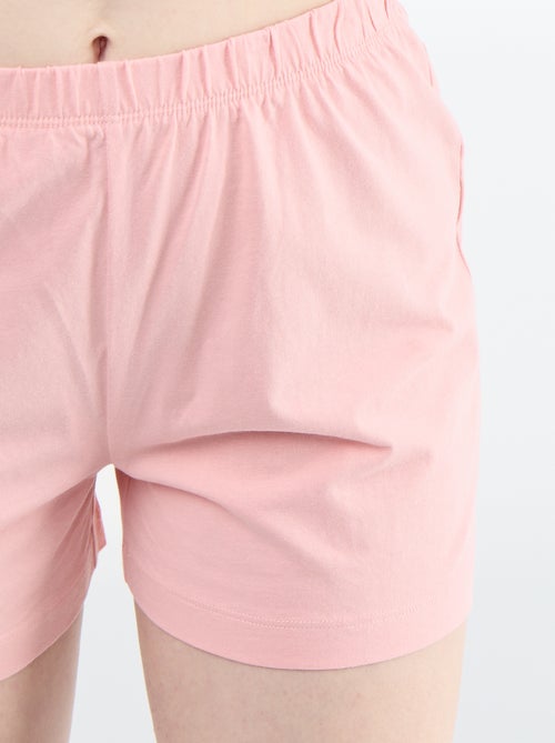 Ensemble de pyjama 'Diddle' short + t-shirt - 2 pièces - Kiabi
