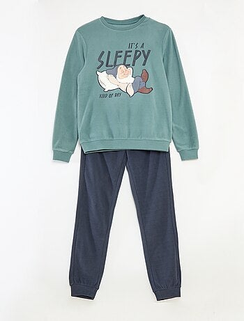 Ensemble de pyjama 'Disney' '7nains' en polaire