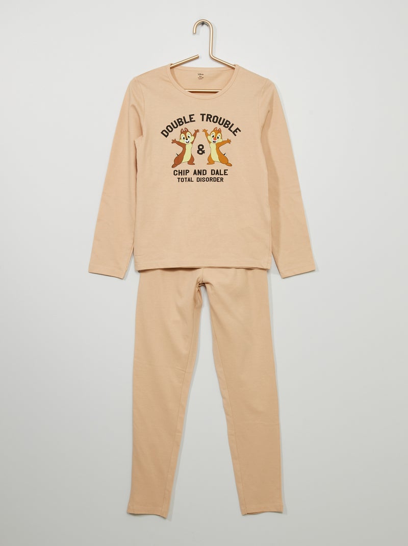 Ensemble de pyjama 'Disney' Beige - Kiabi